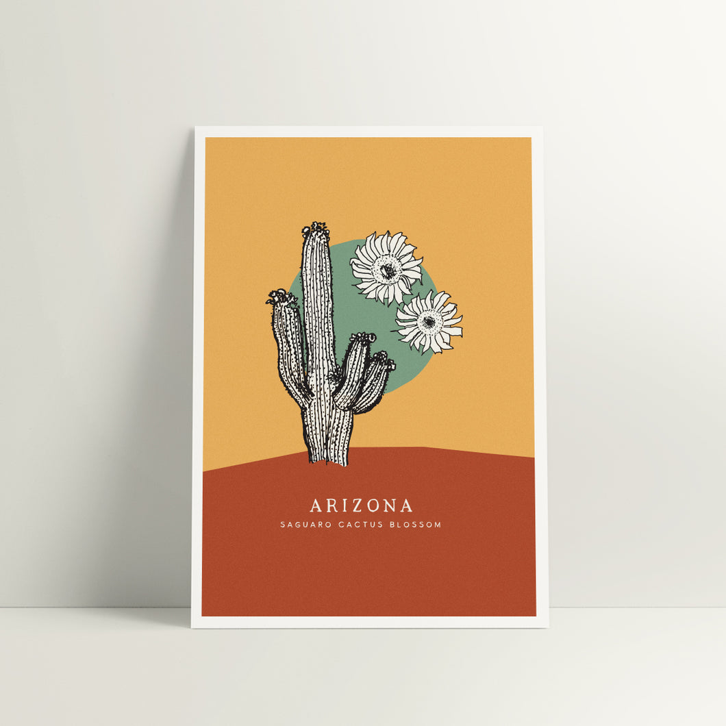 ARIZONA STATE FLOWER | ART PRINT