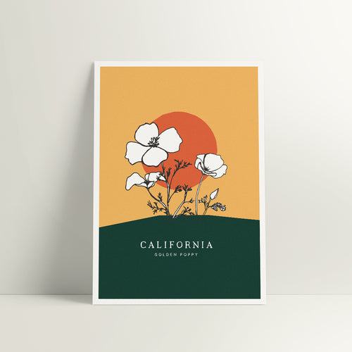 CALIFORNIA STATE FLOWER | ART PRINT