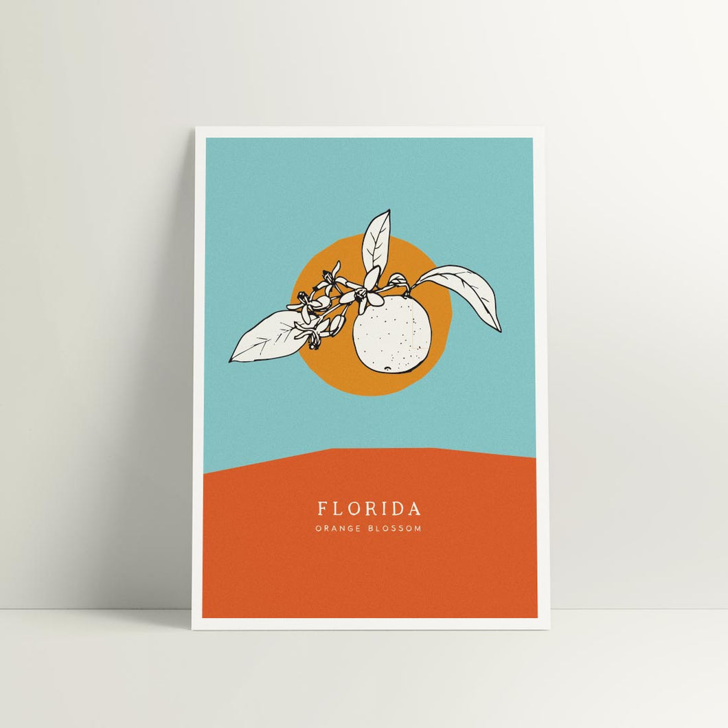 FLORIDA STATE FLOWER | ART PRINT