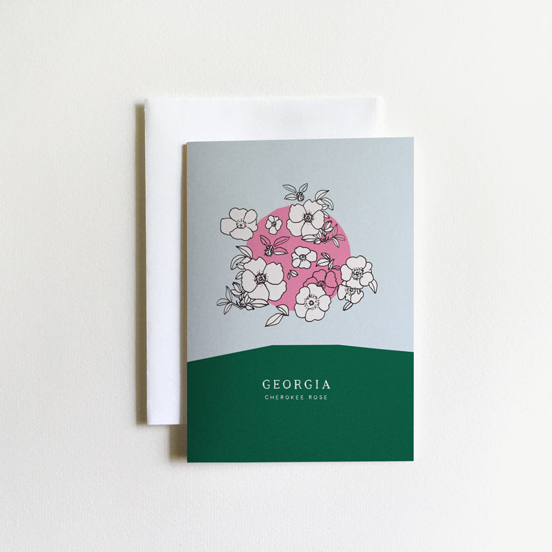 GEORGIA STATE FLOWER | GREETING CARD