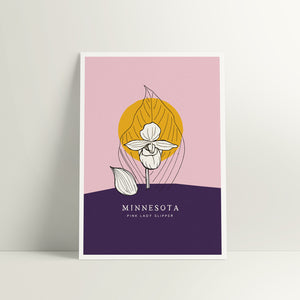 MINNESOTA STATE FLOWER | ART PRINT