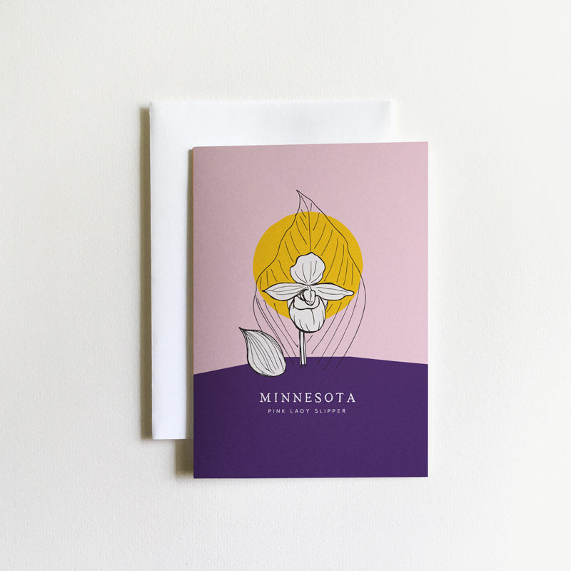 MINNESOTA STATE FLOWER | GREETING CARD