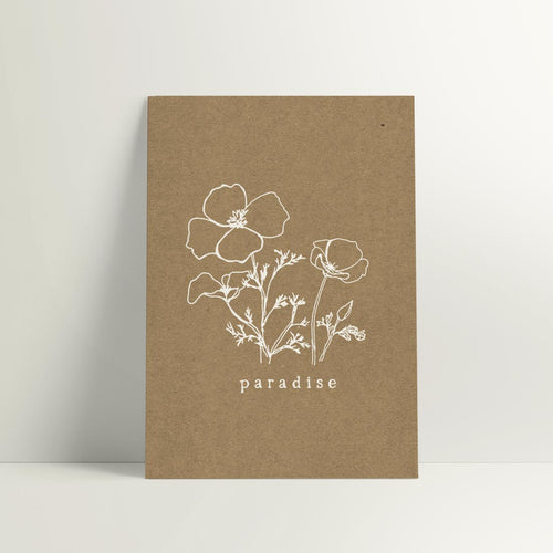 PARADISE WILDFIRE RELIEF ART PRINT