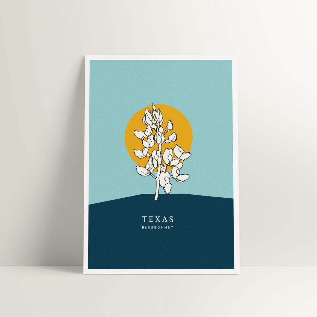 TEXAS STATE FLOWER | ART PRINT