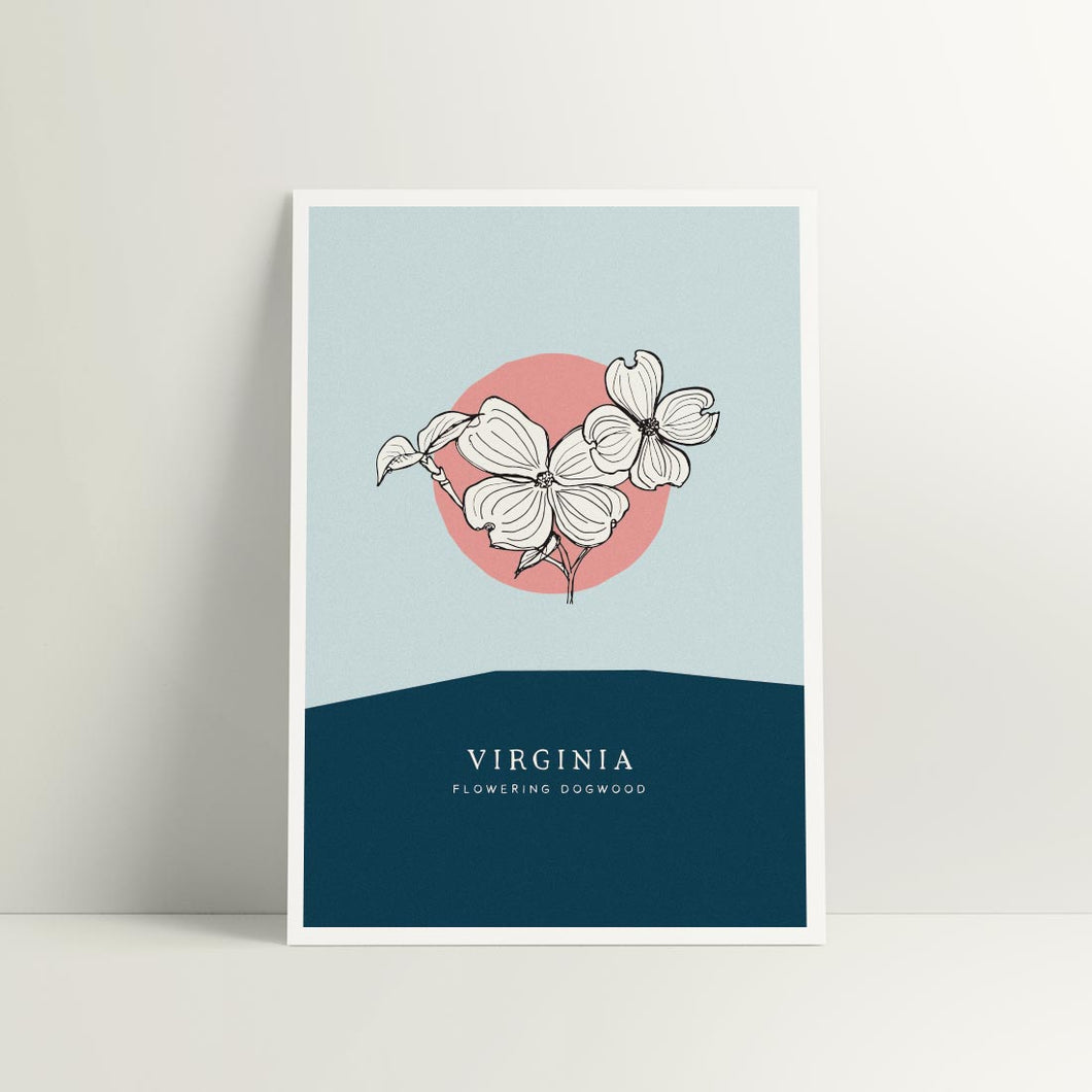 VIRGINIA STATE FLOWER | ART PRINT