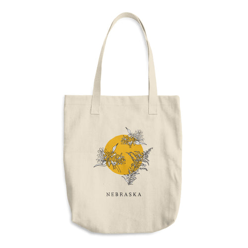 NEBRASKA STATE FLOWER | TOTE BAG
