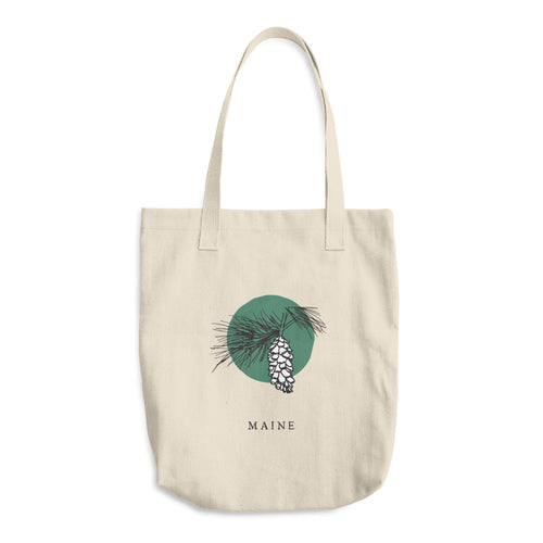 MAINE STATE FLOWER | TOTE BAG