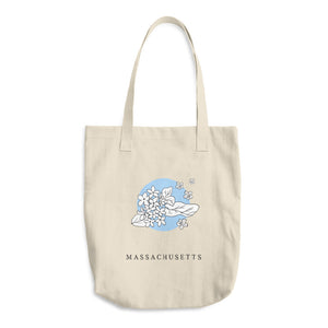 MASSACHUSETTS STATE FLOWER | TOTE BAG