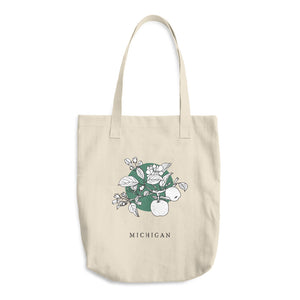 MICHIGAN STATE FLOWER | TOTE BAG