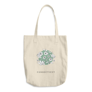CONNECTICUT STATE FLOWER | TOTE BAG